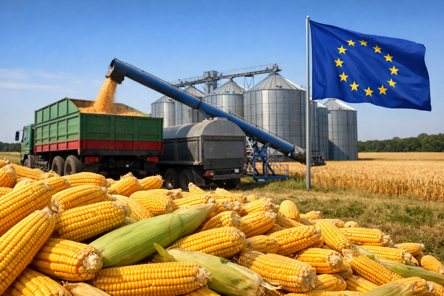 Стабильные поставки украинской кукурузы усиливают продовольственную устойчивость Европейского союза
