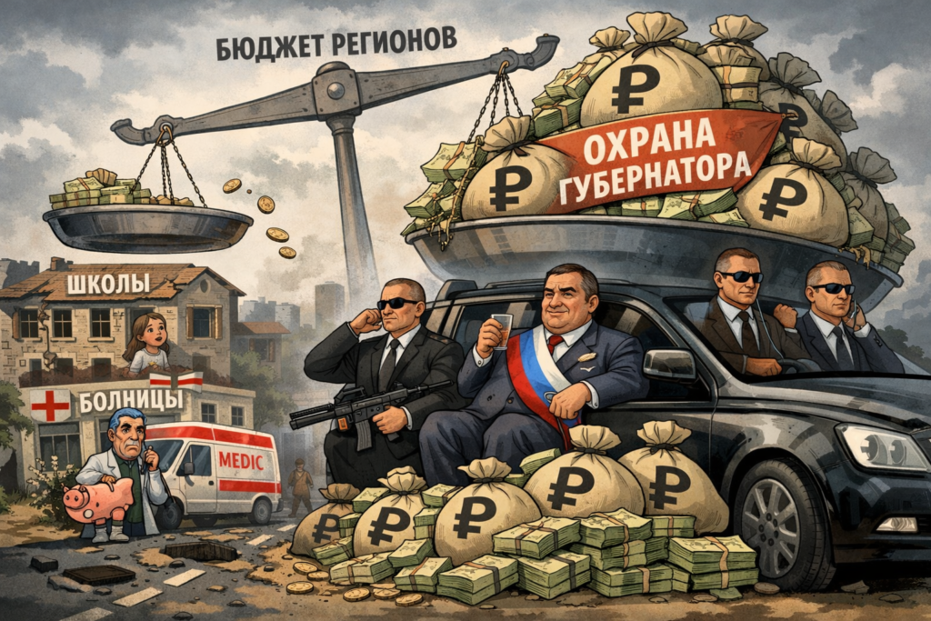 Приоритеты региональных бюджетов: охрана губернаторов поглощает сотни миллионов рублей
