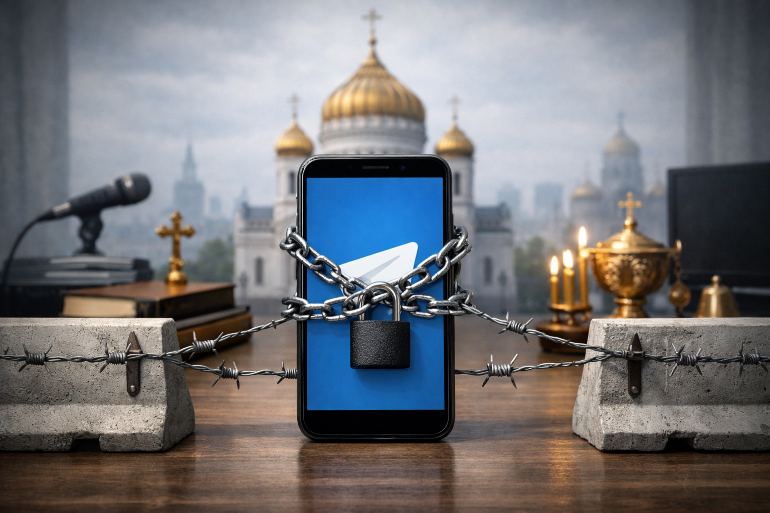 Цифровая изоляция: блокировка Telegram разрушает медийную экосистему Русской православной церкви