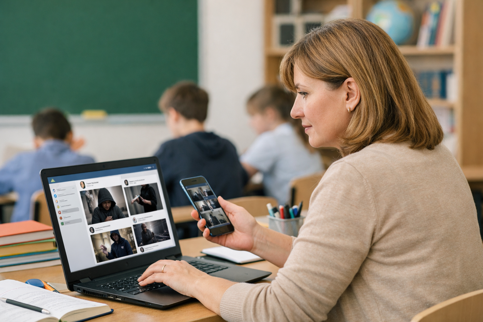 Российских учителей обяжут отслеживать социальные сети учащихся в рамках эксперимента по выявлению деструктивного контента