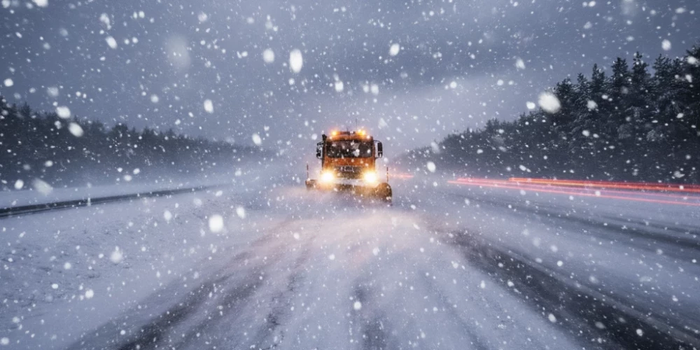 Дорожные службы Латвии готовятся к работе в условиях непогоды, водителей предупреждают
