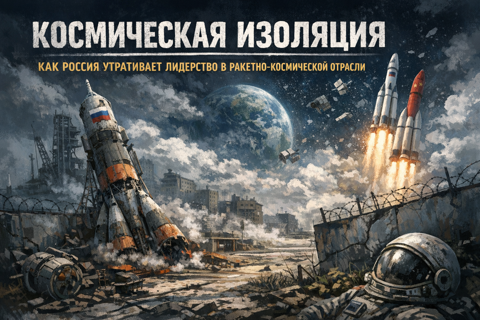 Космическая изоляция: как Россия утрачивает лидерство в ракетно-космической отрасли