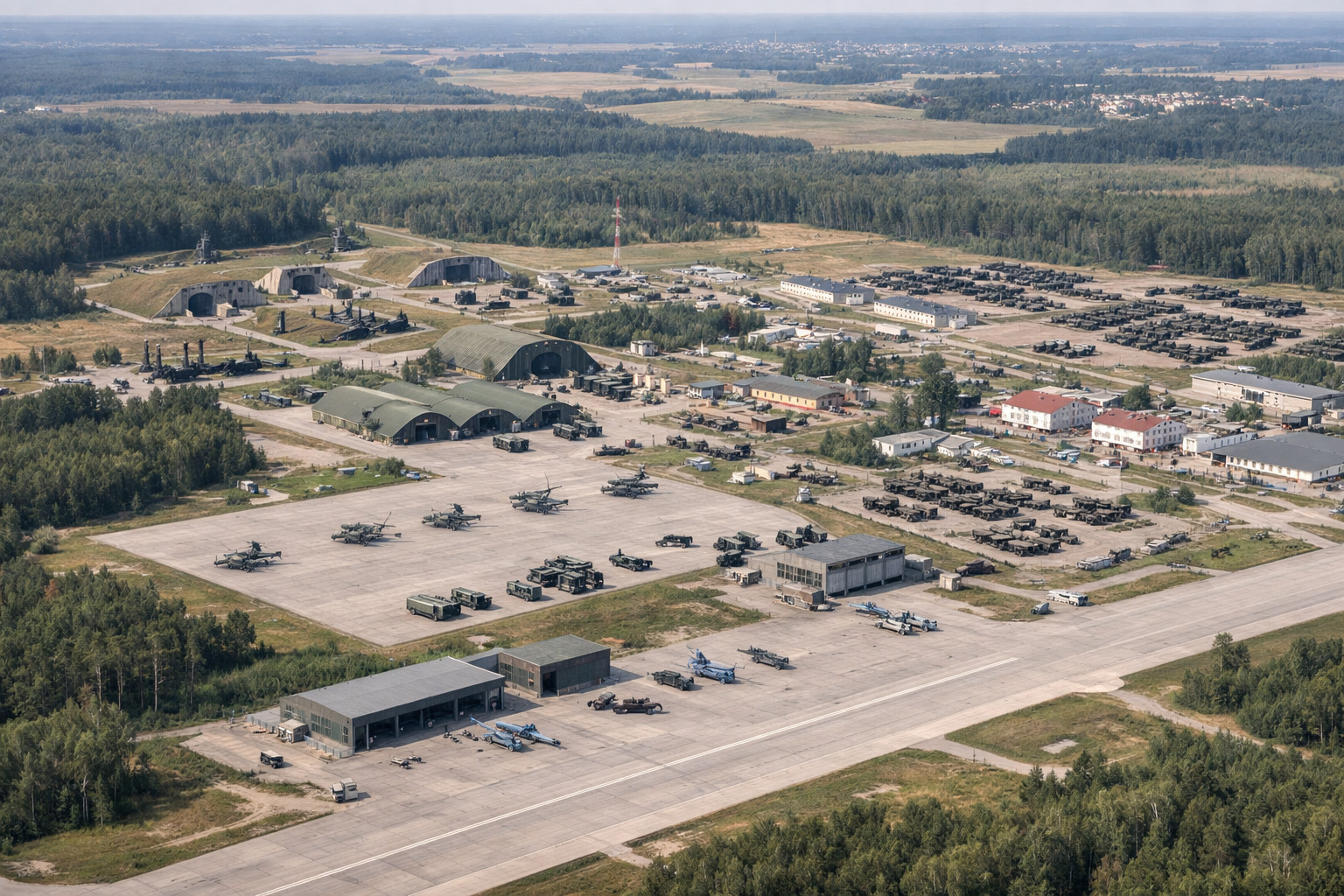 Военная инфраструктура РФ у границ Европы: спутниковый анализ выявляет системную модернизацию и расширение объектов