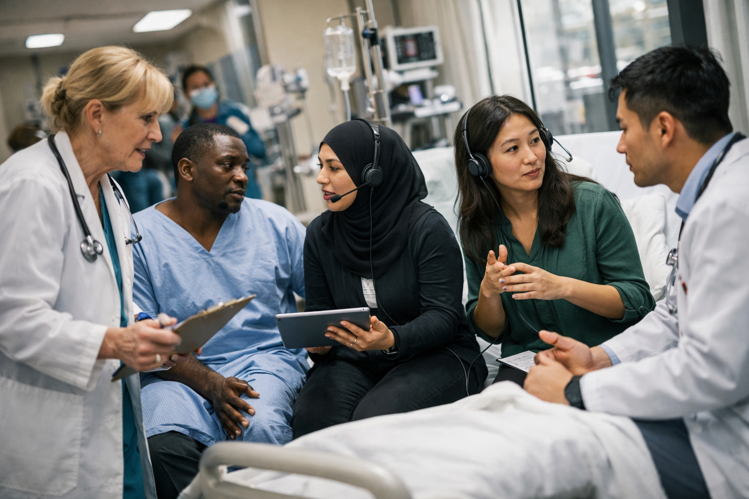 Новые сотрудники с переводчиками: как языковой барьер в больницах создает угрозу для пациентов