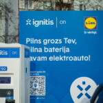 «Lidl Latvija» и «Ignitis ON» открывают станции зарядки электромобилей по всей Латвии