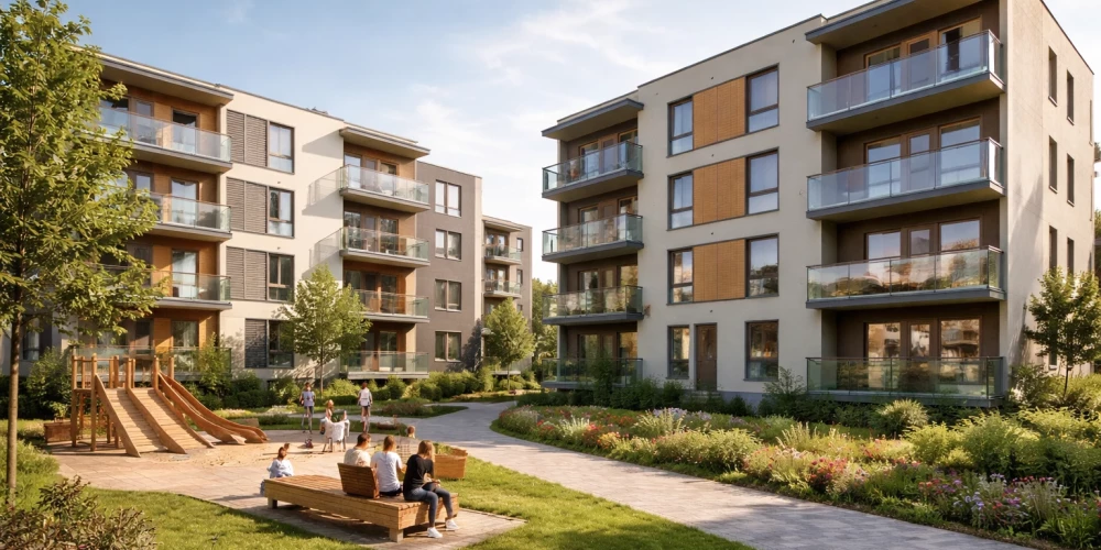 Новый закон ускорит строительство арендного жилья в регионах Латвии