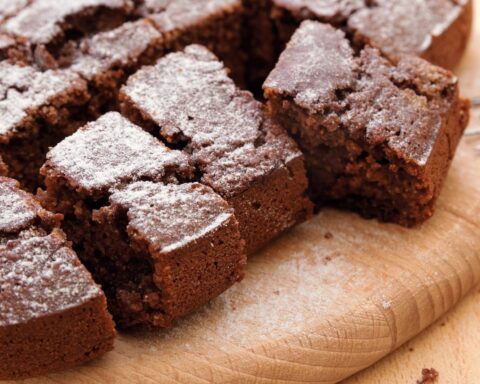 Рецепт шоколадного манника на кефире