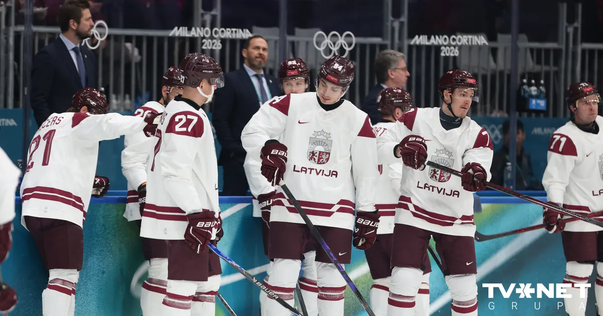 Сборная Латвии по хоккею вернулась в Ригу после Олимпийских игр