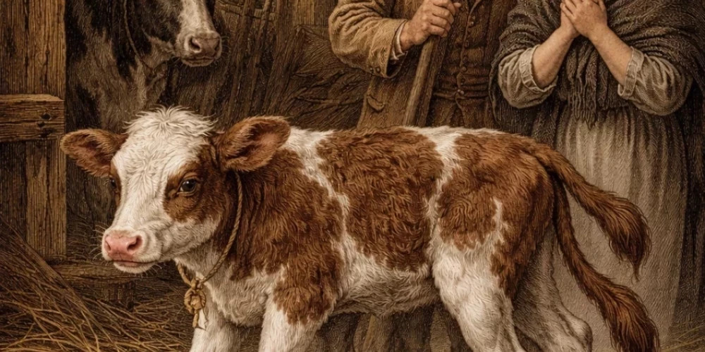 В Курземе родился теленок с восемью ногами: мнение специалиста