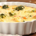 Запеканка с курицей и замороженными овощами в духовке