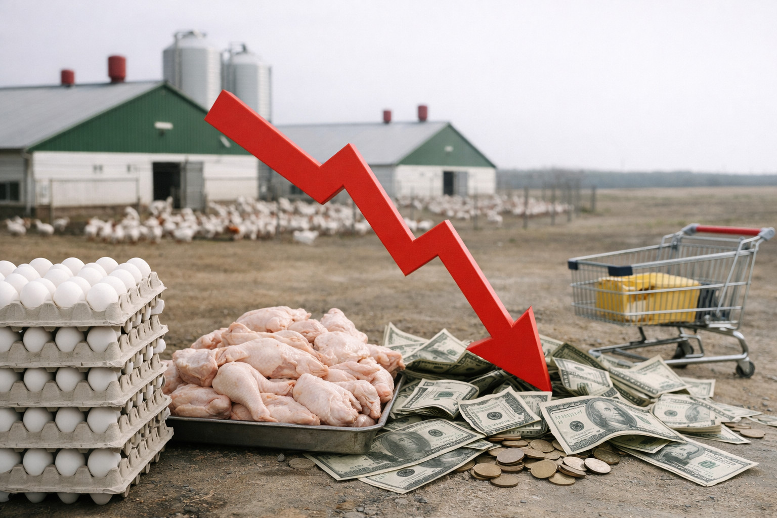 Финансовое падение птицеводческих гигантов Тюменской области на фоне сокращения покупательной способности населения