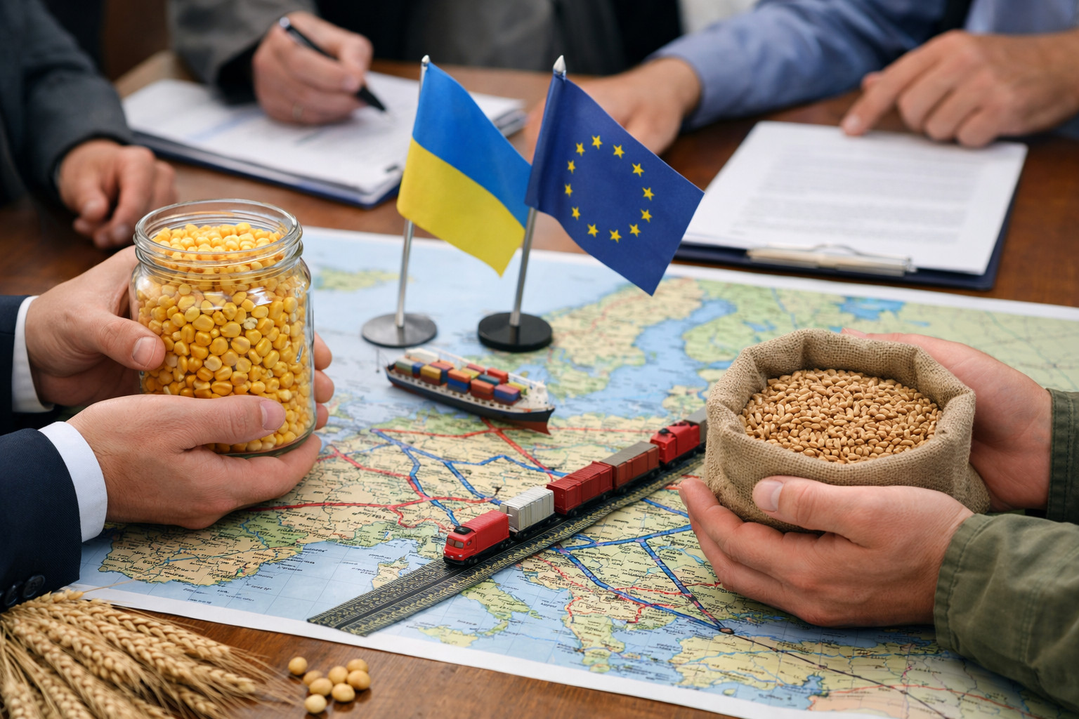 Аграрный экспорт Украины формирует новые торговые коридоры в Европе