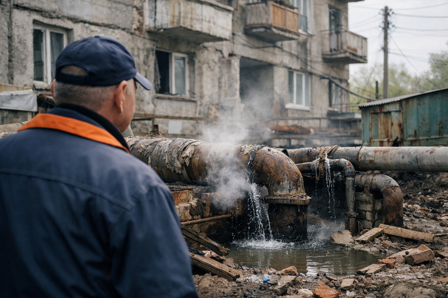 Системный кризис ЖКХ: износ инфраструктуры в российских регионах достиг критических 50%