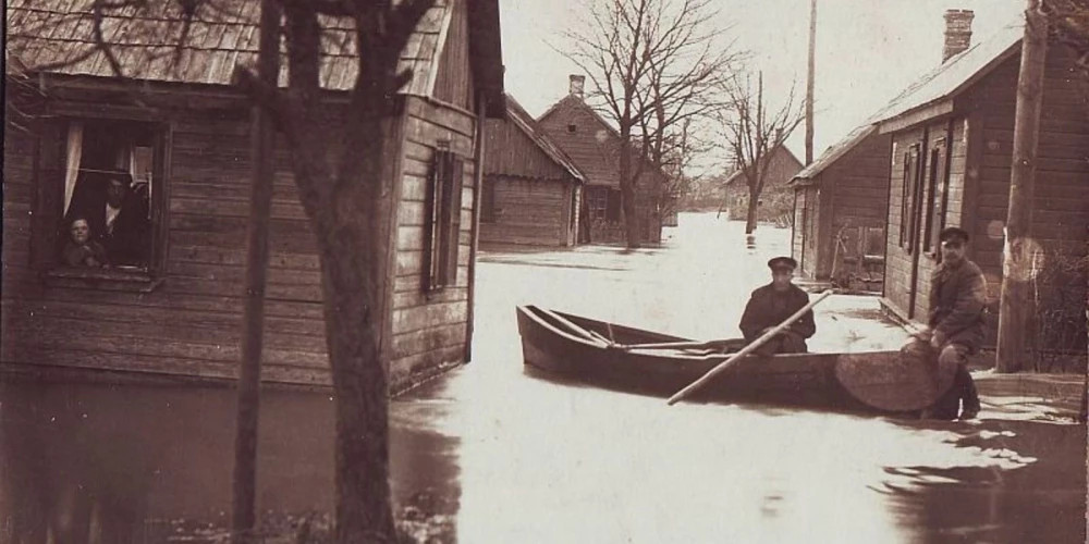 Ледоход у Риги в 1929 году и наводнения, изменившие историю Латвии