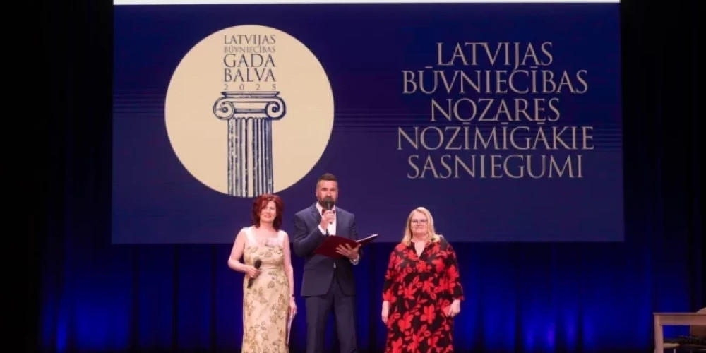 Премии в конкурсе "Приз года в строительстве Латвии 2025" вручены победителям
