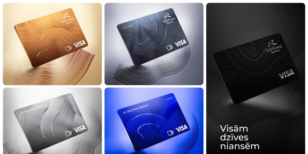 Rietumu Banka представляет новые платежные карты с расширенными возможностями
