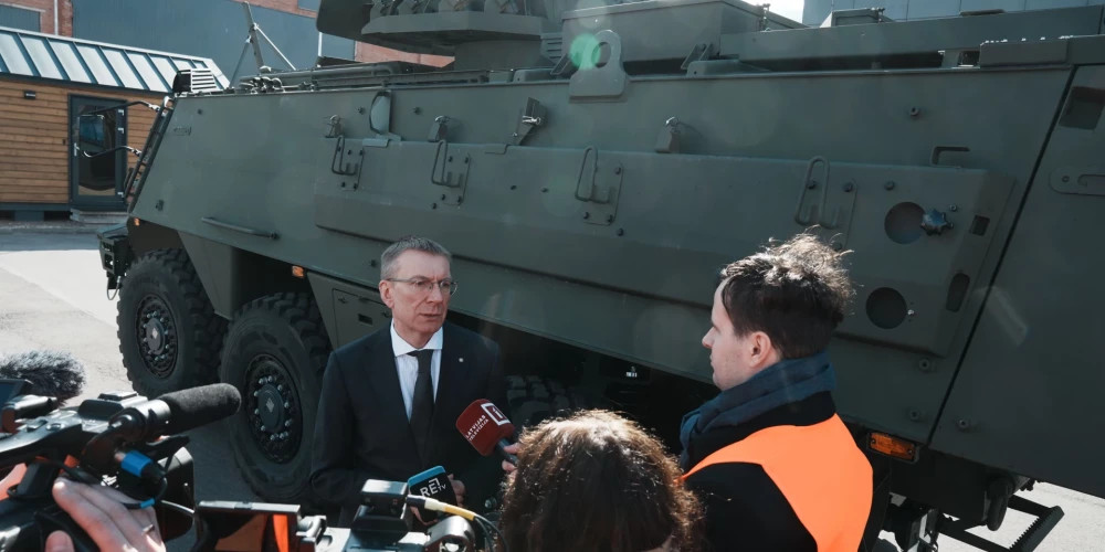 Ринкевич посетил завод Patria в Валмиере и отметил рост оборонной индустрии