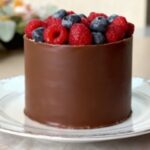 Творожная пасха с шоколадным корпусом и джемом