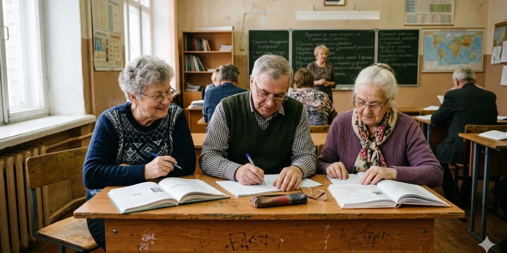 В Латвии открываются школы для пожилых студентов с практическими занятиями