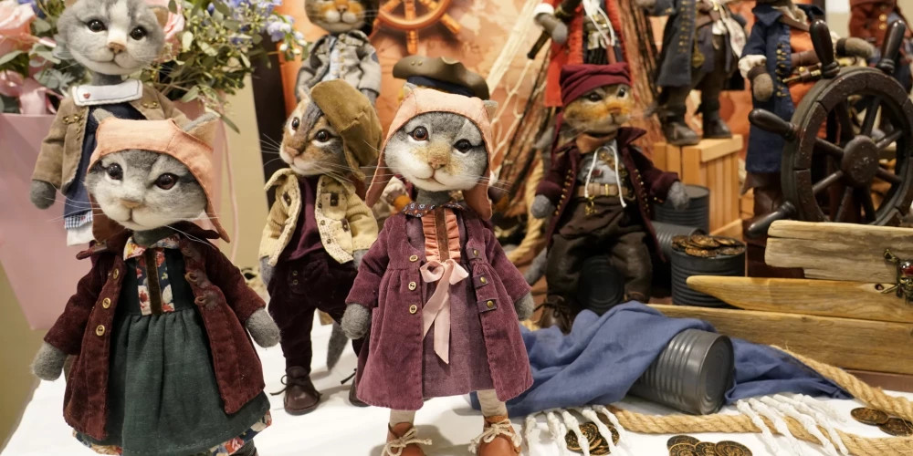 В Риге открылась выставка авторских кукол с участием 123 мастеров из 20 стран