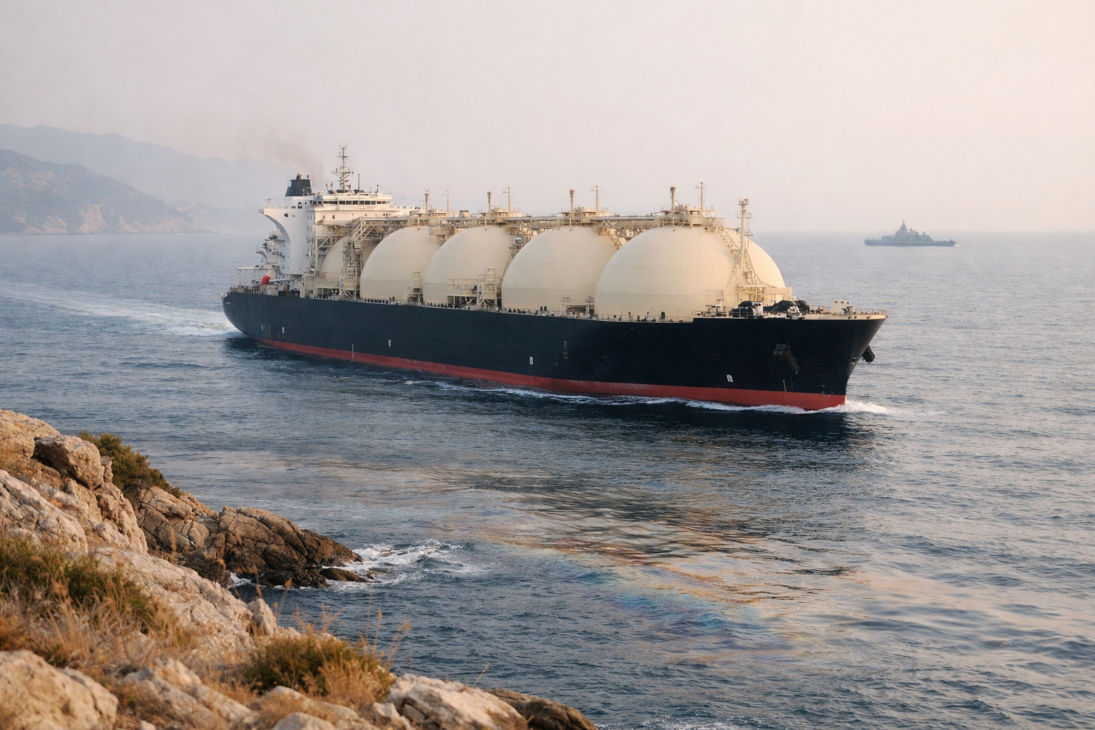 Санкционный газовоз в Средиземном море: экологическая угроза и геополитическая головоломка