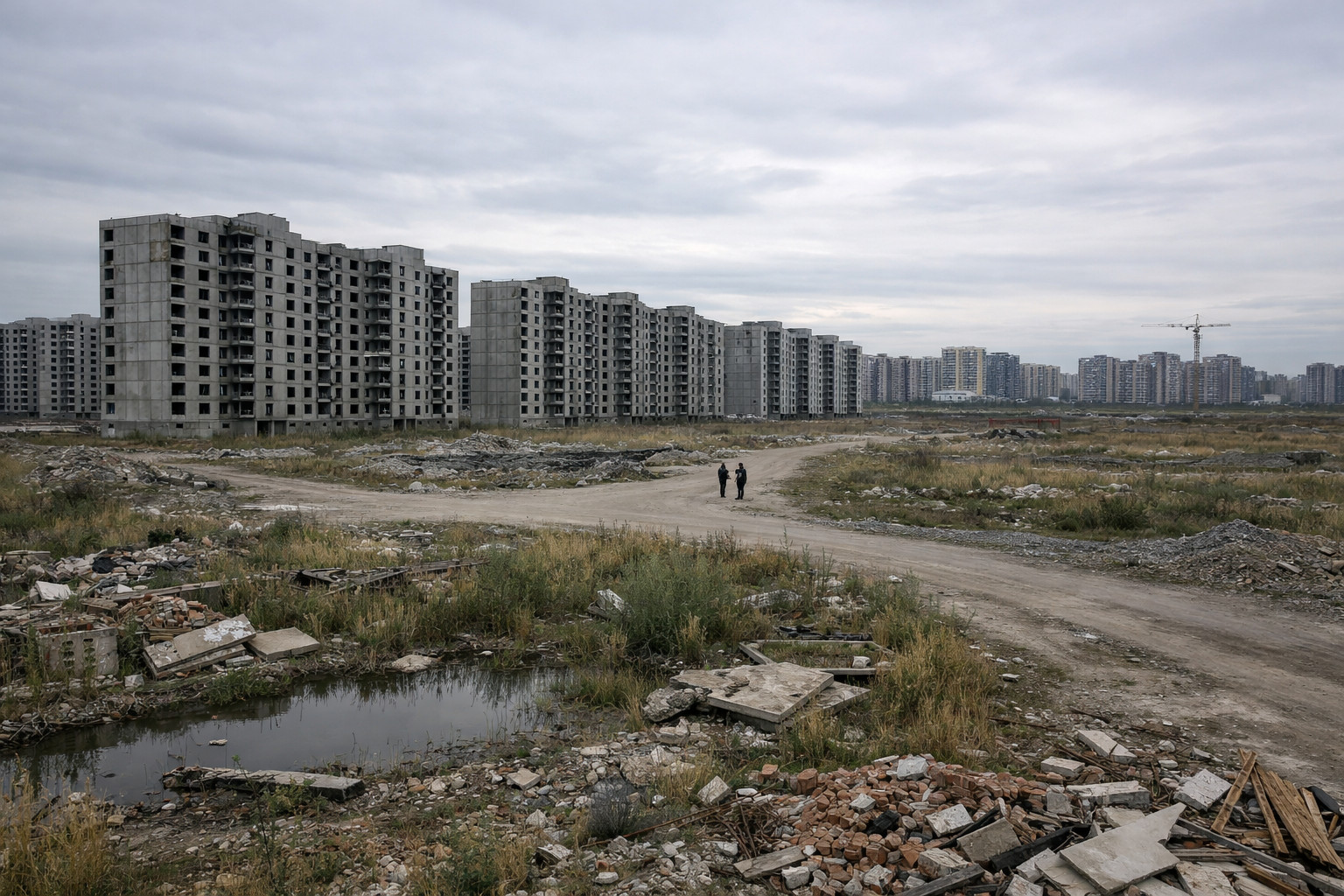 Непроданные бетонные коробки: российский рынок новостроек погрузился в кризис из-за падения платёжеспособности