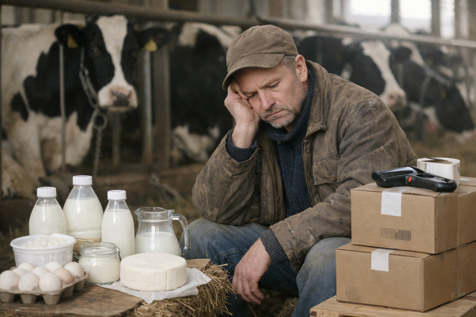 Цифровая маркировка молочной продукции вызвала системный кризис в российском фермерстве