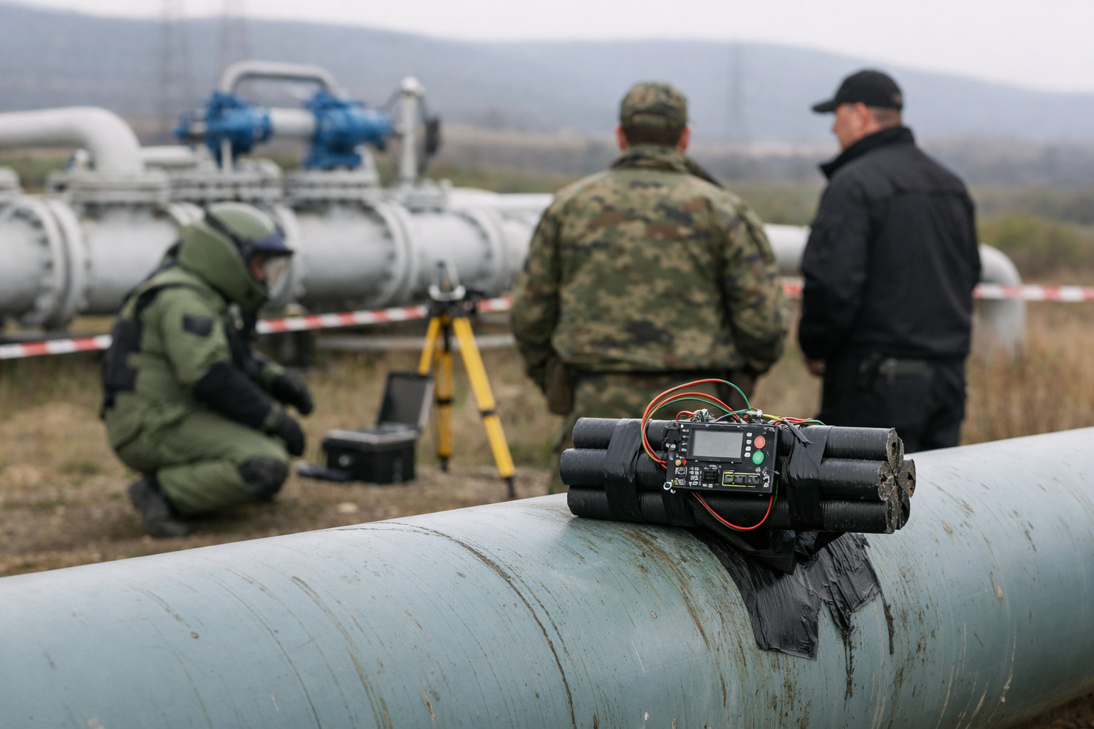 Обнаружение взрывного устройства на балканском газопроводе вызывает вопросы о возможных провокациях