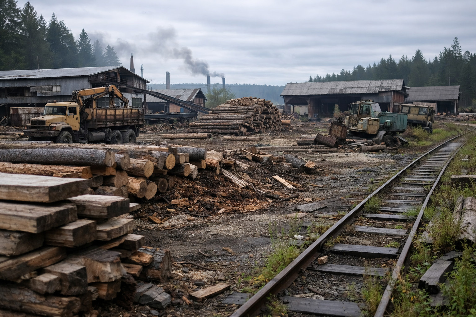Системный коллапс лесной промышленности: российские предприятия стоят на пороге массовых банкротств