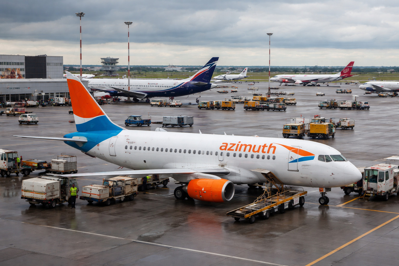 Снижение прибыли 'Азимута' отражает системные проблемы российского авиарынка