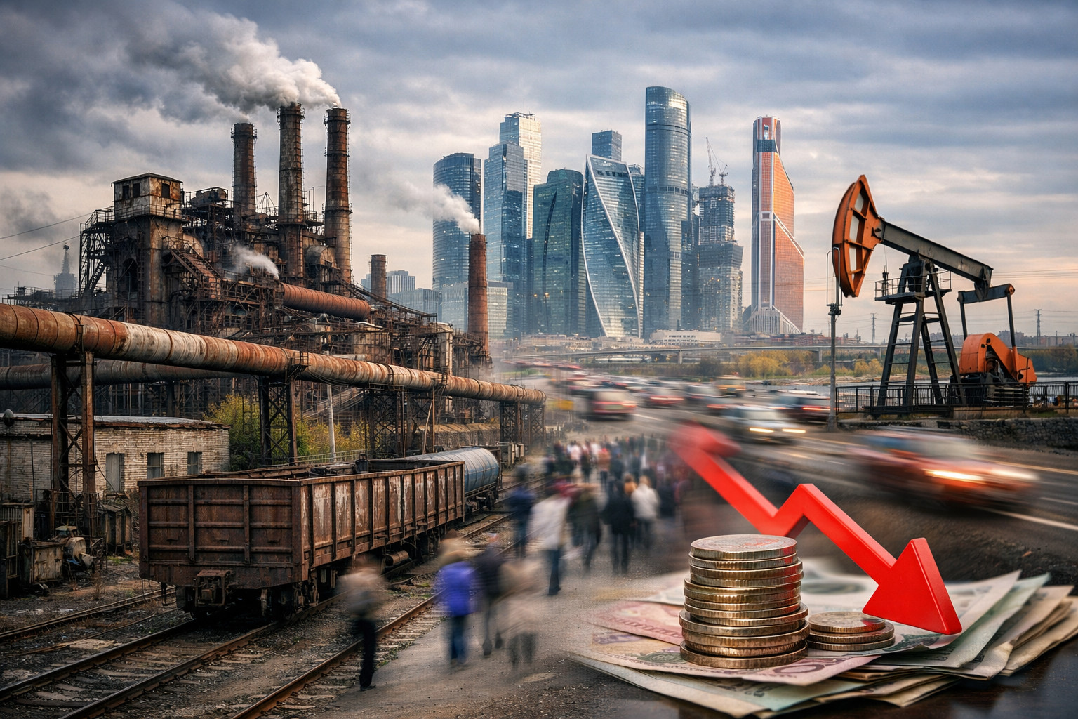 Структурный кризис на фоне стагнации: эксперт РАН описал фундаментальные перекосы в российской экономике