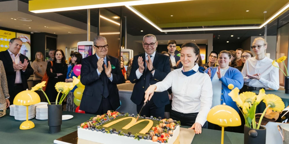 McDonald's открыл новый ресторан под Ригой с инвестициями 1,6 млн евро