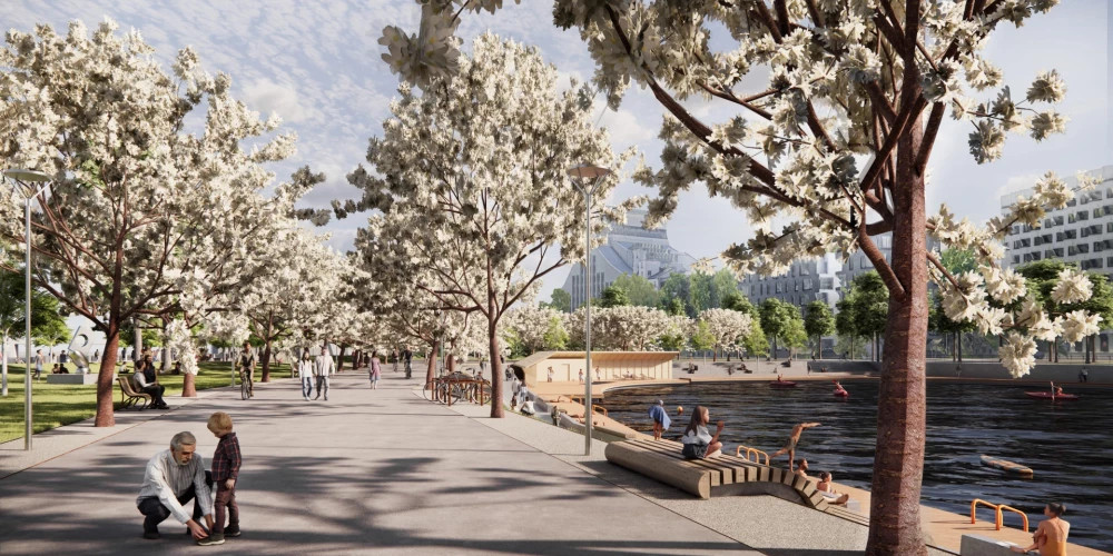 Проект обновления дамбы AB включает мост Чаксте и новые дорожки, получение средств ЕС ожидается