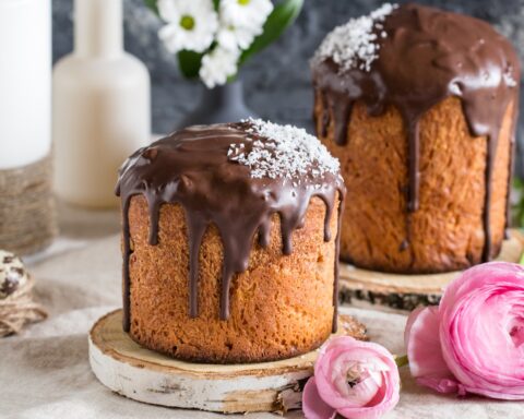 Простая шоколадная глазурь для кулича