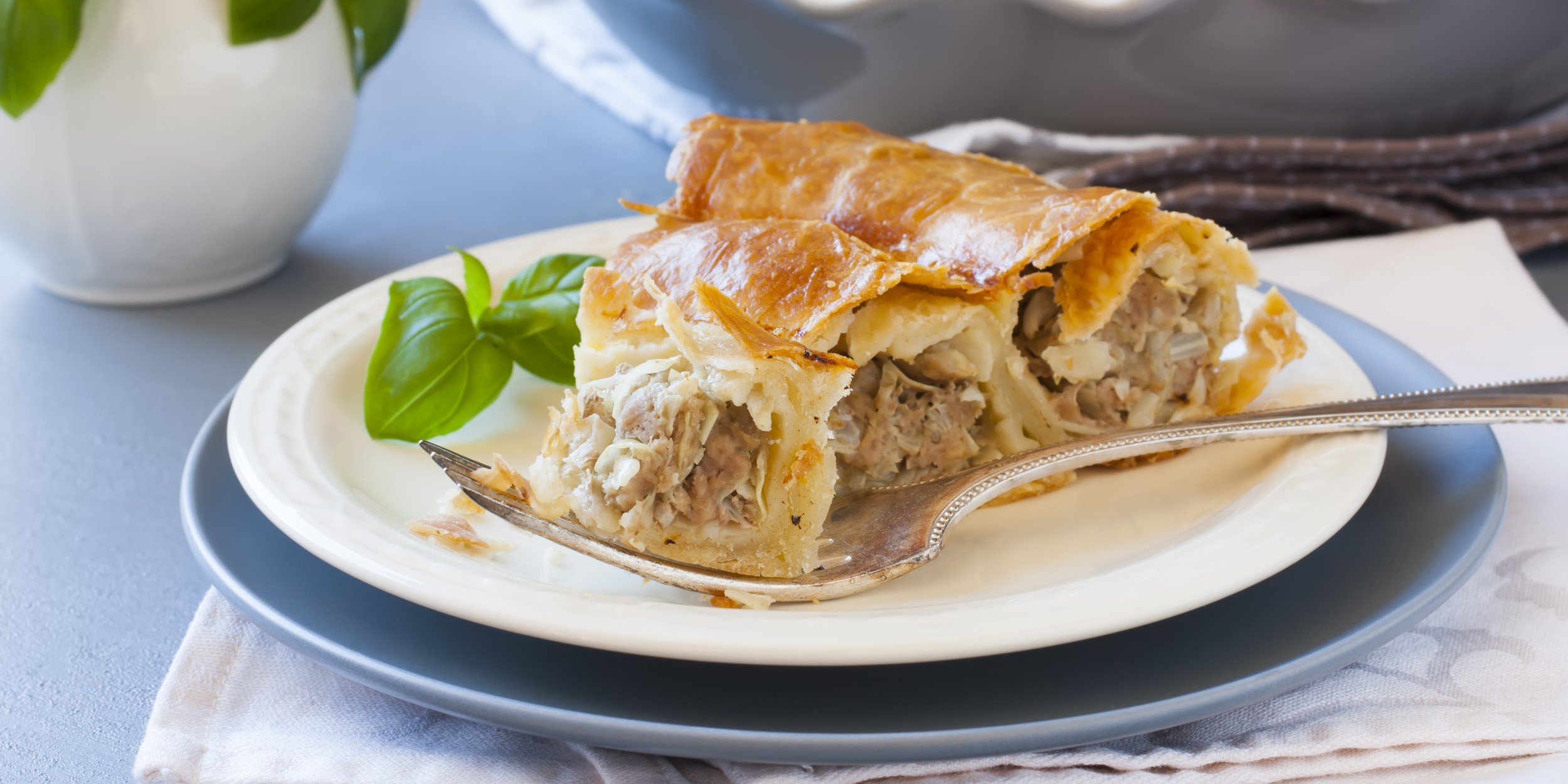 Рецепт пирога «Улитка» из лаваша с фаршем в духовке