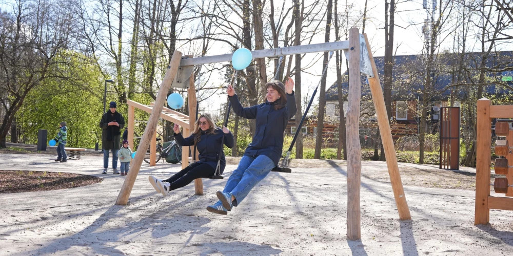 Рига открывает обновленный Марупитский лесопарк с площадками и зонами для спорта