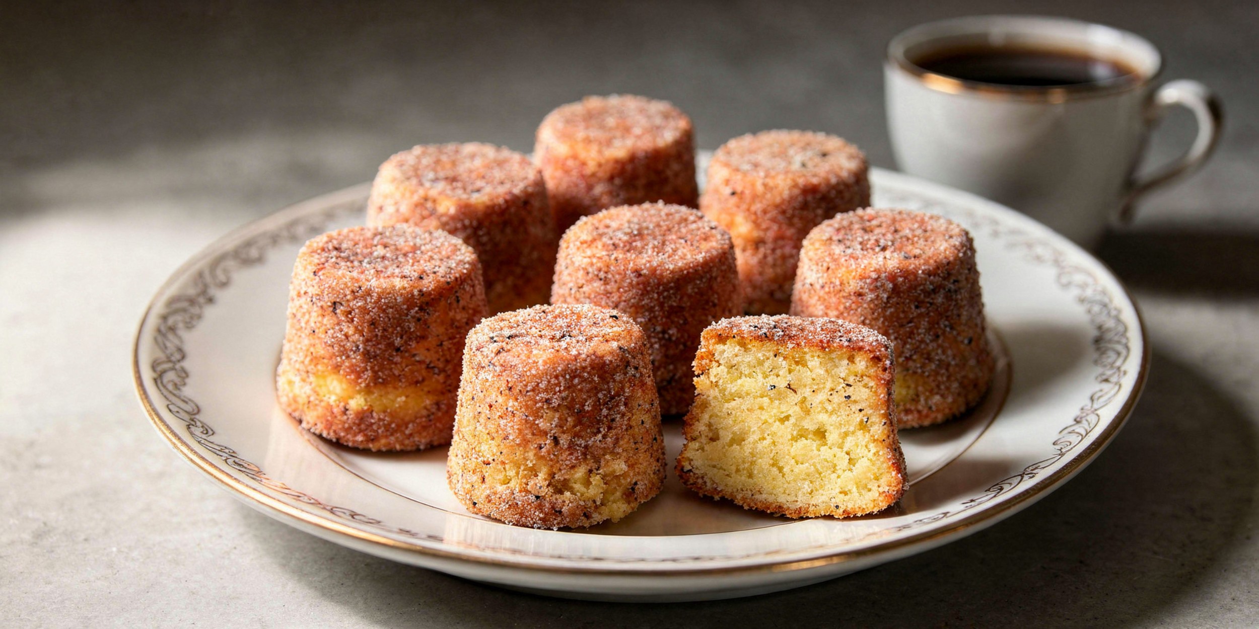 Шведские миндальные кексы с посыпкой из кардамона