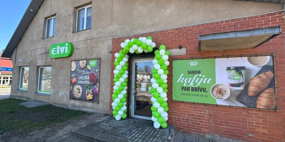 В Латвии открылся новый магазин ELVI в Сунтажи Огрского края