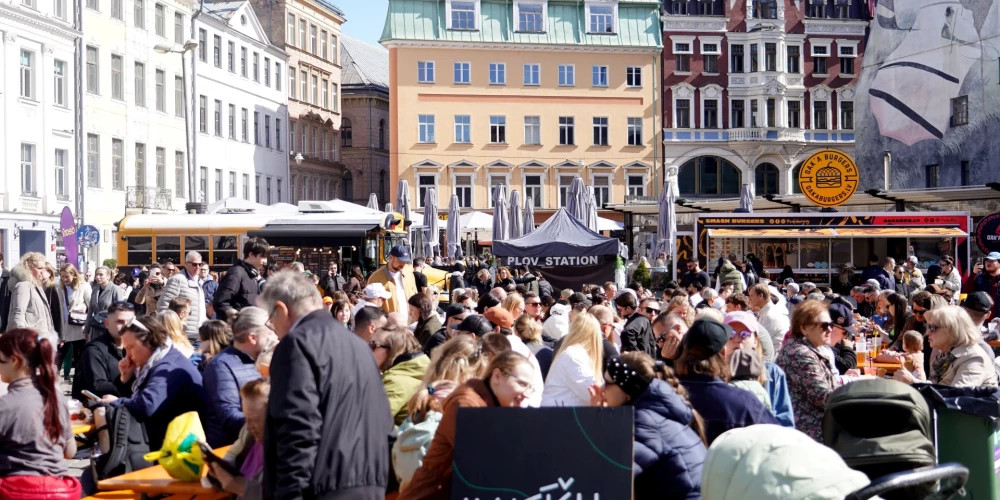 В Старой Риге прошел фестиваль с концертами, ярмаркой и развлекательной программой для семей