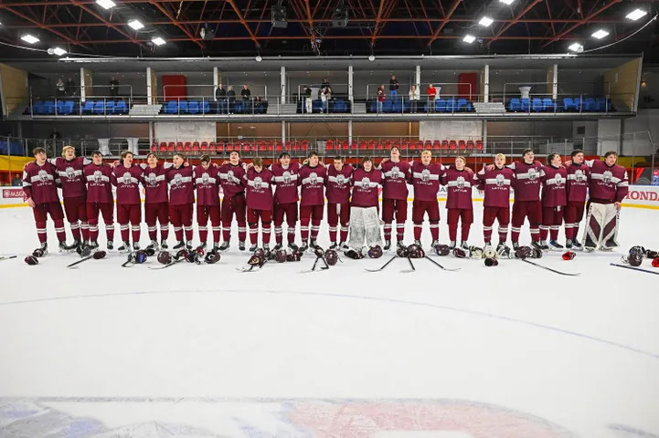 Латвия U-18 встретится с Чехией в матче за бронзу чемпионата мира