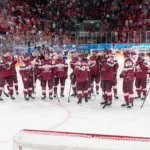Латвия в шестой раз вышла в четвертьфинал чемпионата мира по хоккею