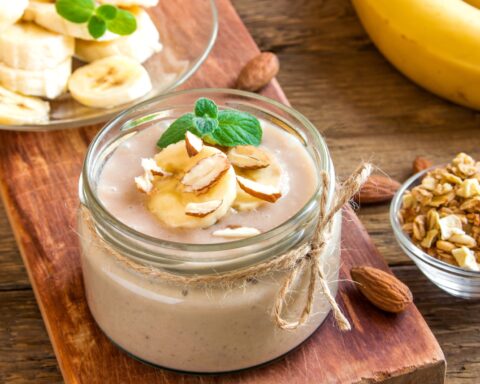 Муссовый десерт из бананов и двух ингредиентов
