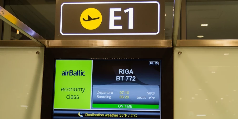 AirBaltic возобновляет рейсы в Тель-Авив в соответствии с рекомендациями EASA