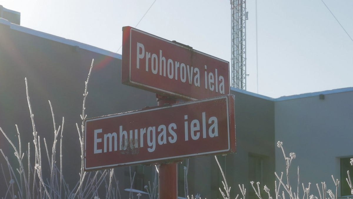 Елгавская городская дума переименовала улицу Прохорова в улицу Сесавас