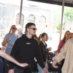 Latvijas Pasts провел утренний рейв в центре Риги для жителей города