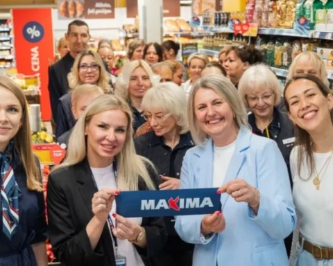 Магазин Maxima в Лиепае, открытый в 2002 году, снова начал работу после ремонта