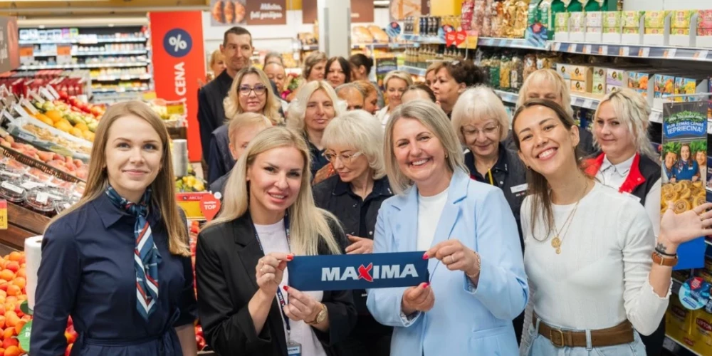 Магазин Maxima в Лиепае, открытый в 2002 году, снова начал работу после ремонта