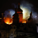Россия нанесла массированный удар по Киеву, повредив Киево-Печерскую лавру и киностудию Довженко