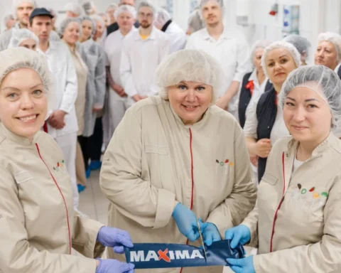 В Риге открылся обновленный магазин Maxima с новыми производственными улучшениями