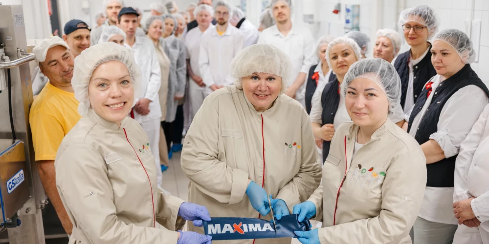 В Риге открылся обновленный магазин Maxima с новыми производственными улучшениями